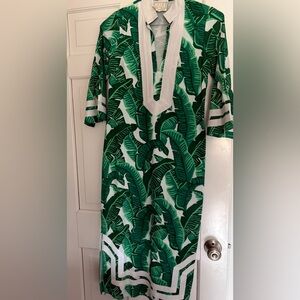 Sail to Sable Palm Leaf Dress